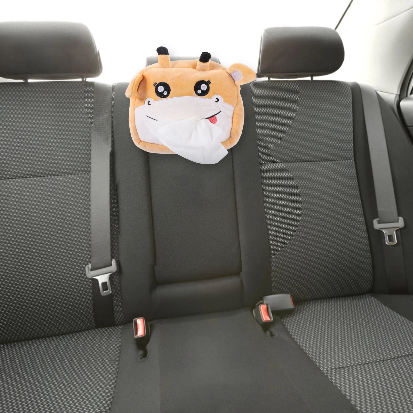 

Car Tissue Cartoon Tissue Box Long Neck Giraffe Paper Holder Compact Size Easy Open Practical Home Office Use