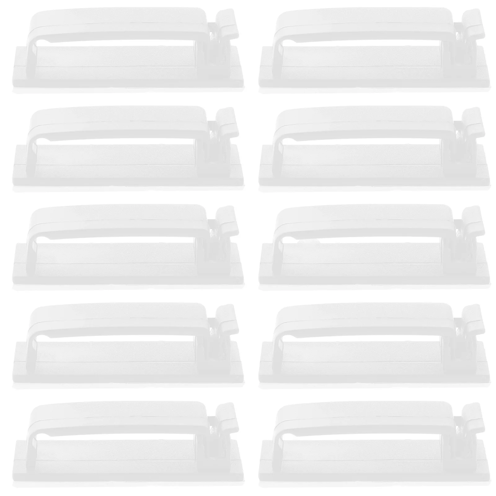 50 pçs clipes de cabo fivelas de fixação de parede de mesa adesivo cabo organizador titular cabo usb fio clipe de mesa