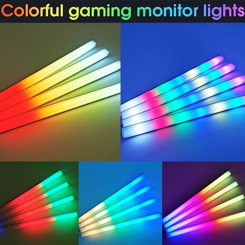

30cm Aluminum Alloy RGB PC Case LED Strip Magnetic Computer Light Bar 5V/3PIN ARGB Motherboard AURA SYNC Game Light-Strip DIY