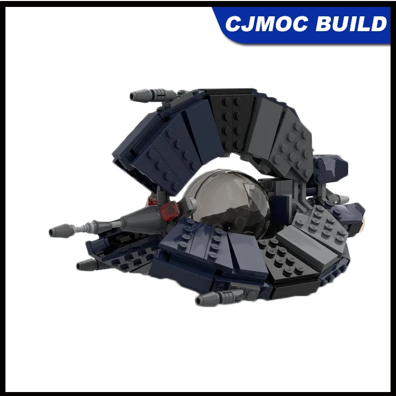 

Movie Military Series Droid Tri Space Fighter creative ideas Model Building Block DIY Spaceship Assemble Bricks Toys MOC-62997