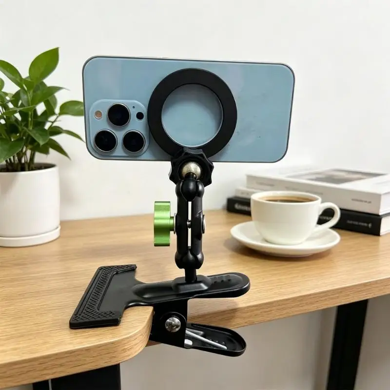 R53C Phone Bracket for Phone 17 16 15 14 Desktop Mount Smartphone Stand