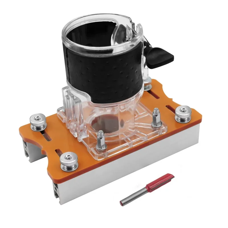 

ABVA-Wood Router Slotting Bracket Precision 2-In-1 Base Ideal For Chamfering And Accurate Slotting
