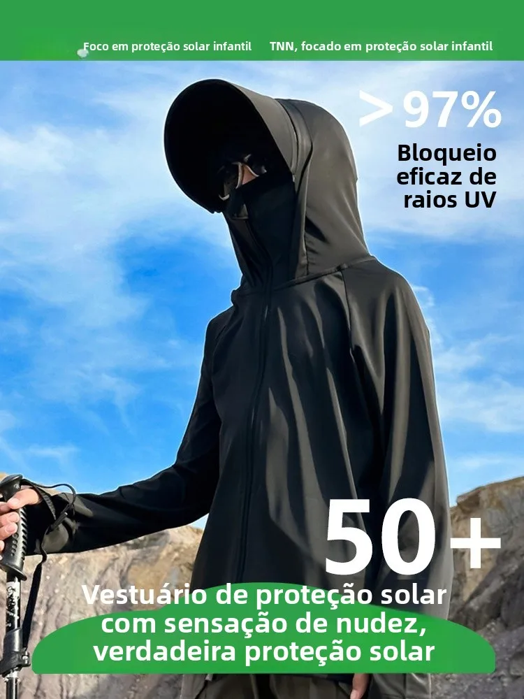 vetements-d'exterieur-noirs-pour-enfants-protection-uv-anti-moustiques-vetements-de-randonnee-saison-estivale-fermeture-eclair-manches-longues-protection-cutanee