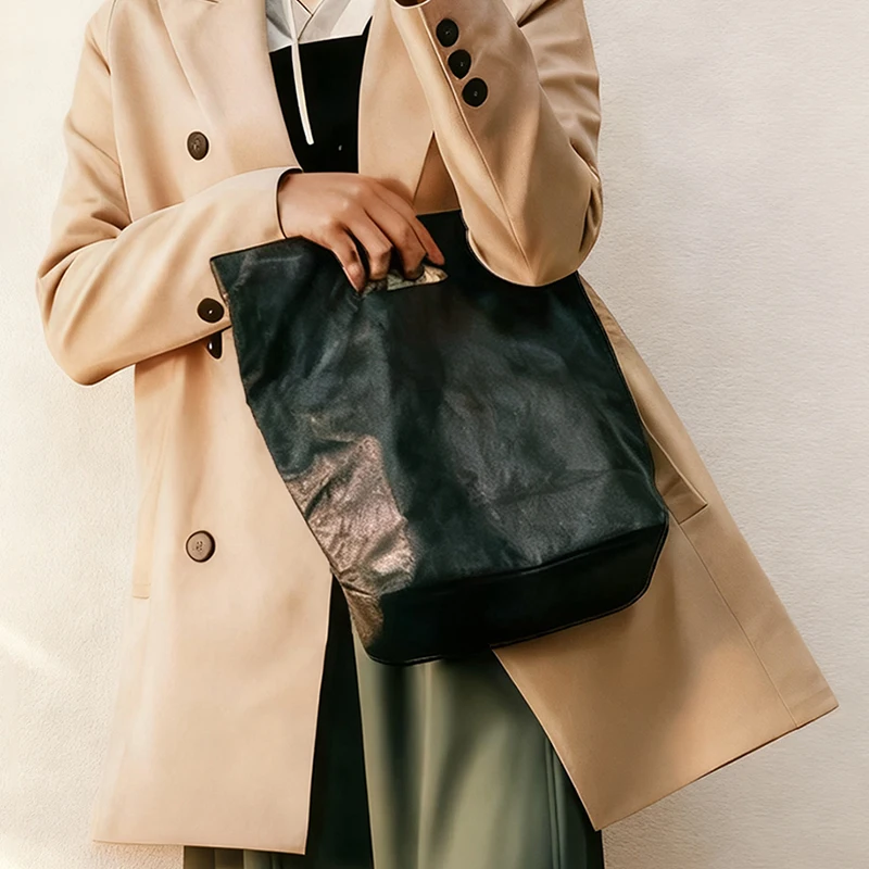 Borse vintage Donna Dupont Paper Borsa per la spesa impermeabile per iPad per pendolari di grande capacità