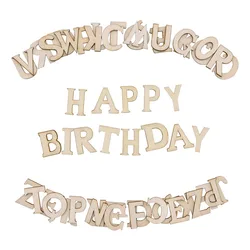 100pcs Letters Wooden Alphabet Number Wedding Embellishments Scrapbooking Gifts Cardmaking Craft DIY Decor Wood Sign Random Mix
