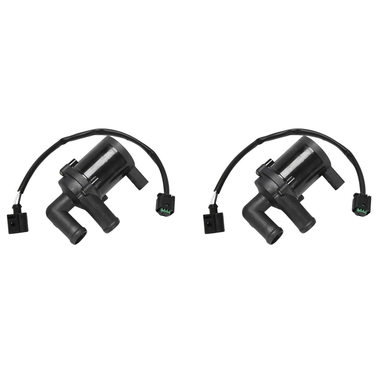 

2X Additional Auxiliary Cooling Water Pump with Wire Harness 7P0965561B For-Audi Q7 4.2 for Amarok CAMP TOUA 4.2