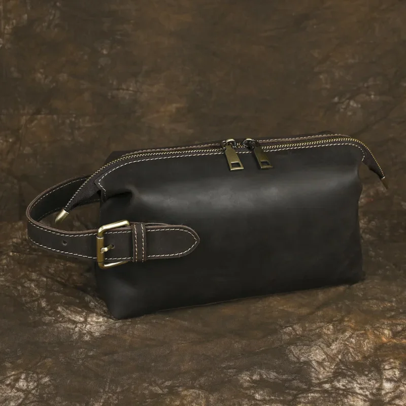 Men's Travel Toiletry Organizer - Waterproof Dopp Kit Bag