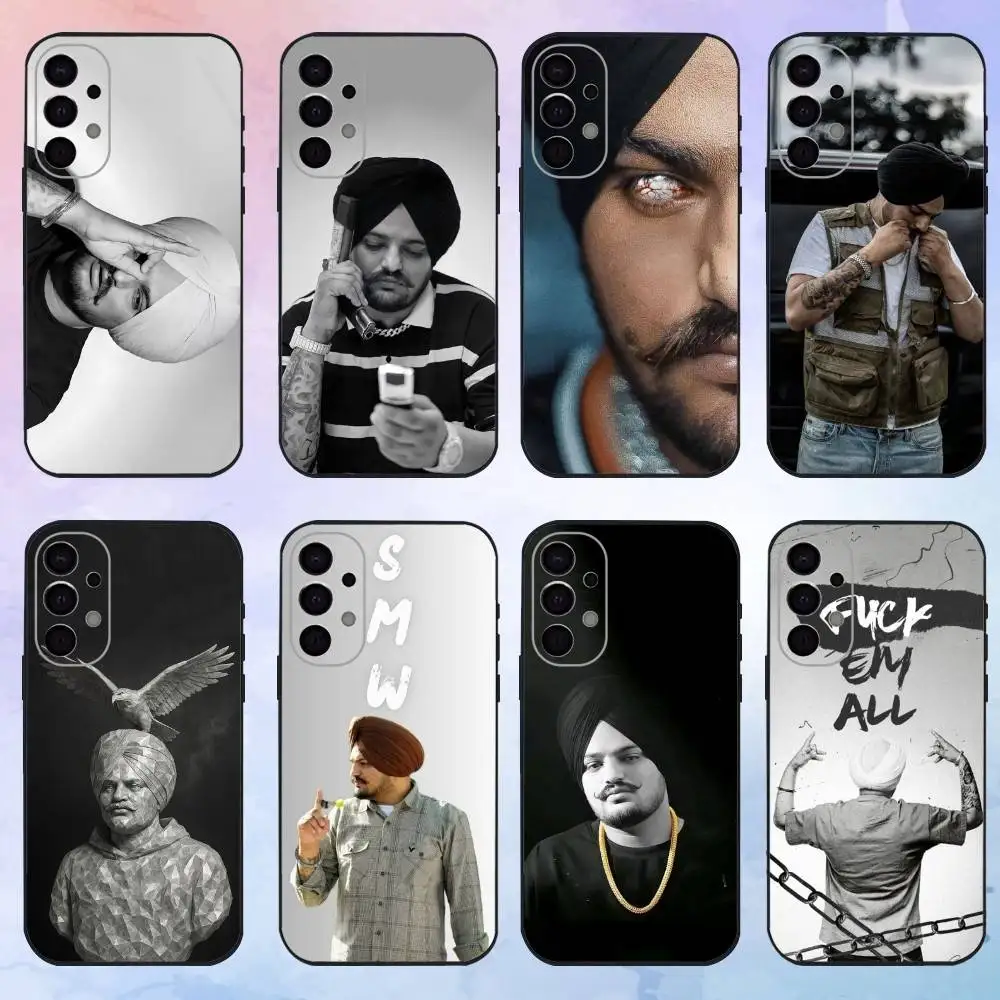 

cool Indian Rapper Sidhu M-moose W-wala Phone Case For Samsung S25,S24,S23,S22,S21,S20,S24,Soft Silicone Black Cover
