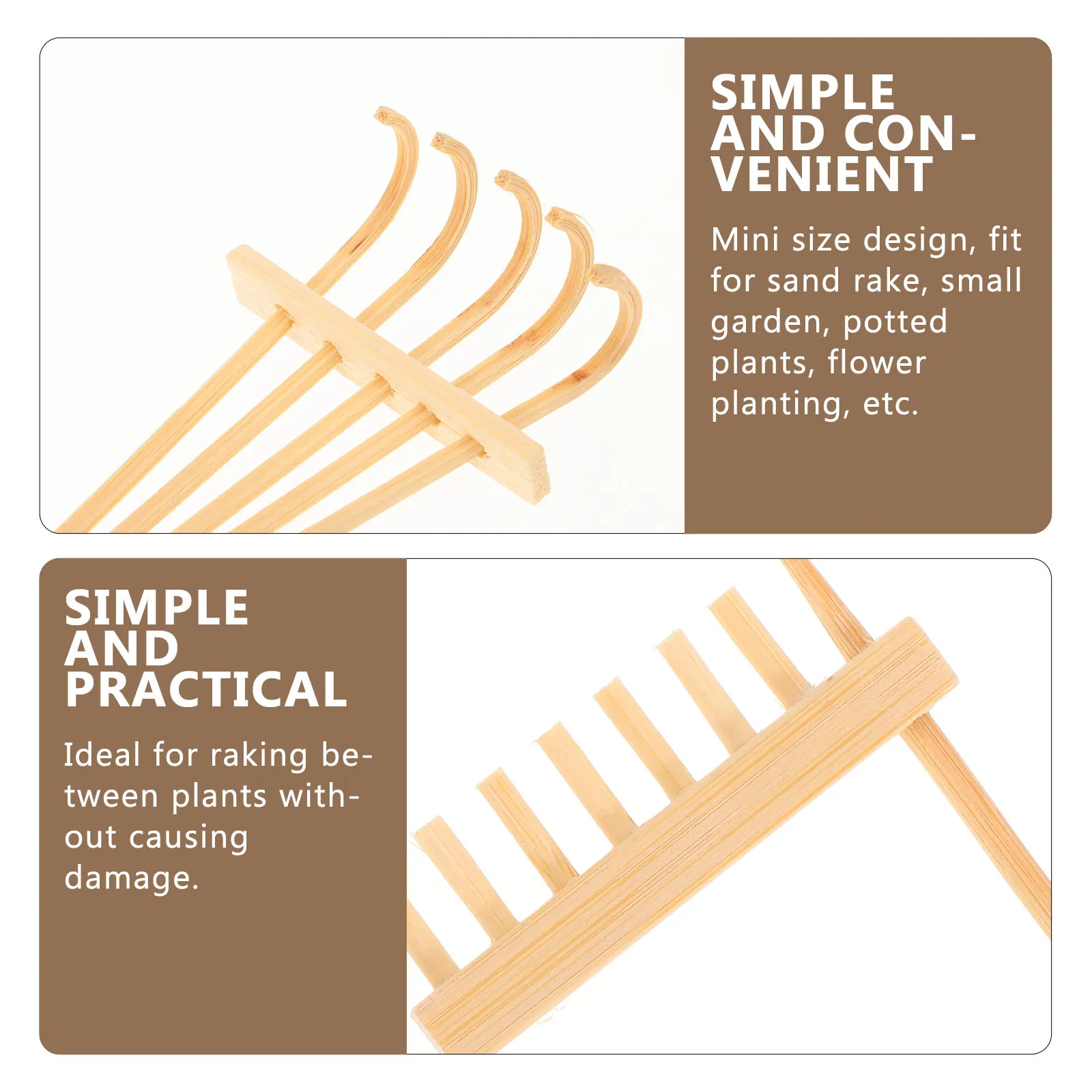 Sand Zen Garden Tool Tea Set Tray Accessories Mini Rakes Manual Tabletop Sandbox Tools