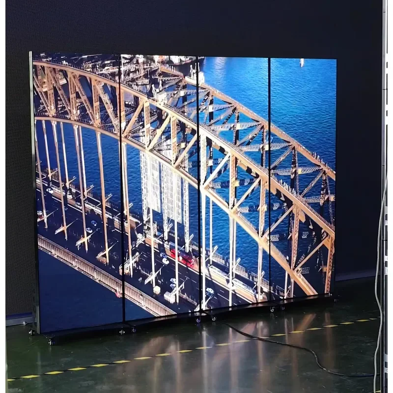 P2.5 Indoor Standing Portable Vertical Totem Android Advertising Screen with SDK for Elevator Wayfinding Mall Shopping