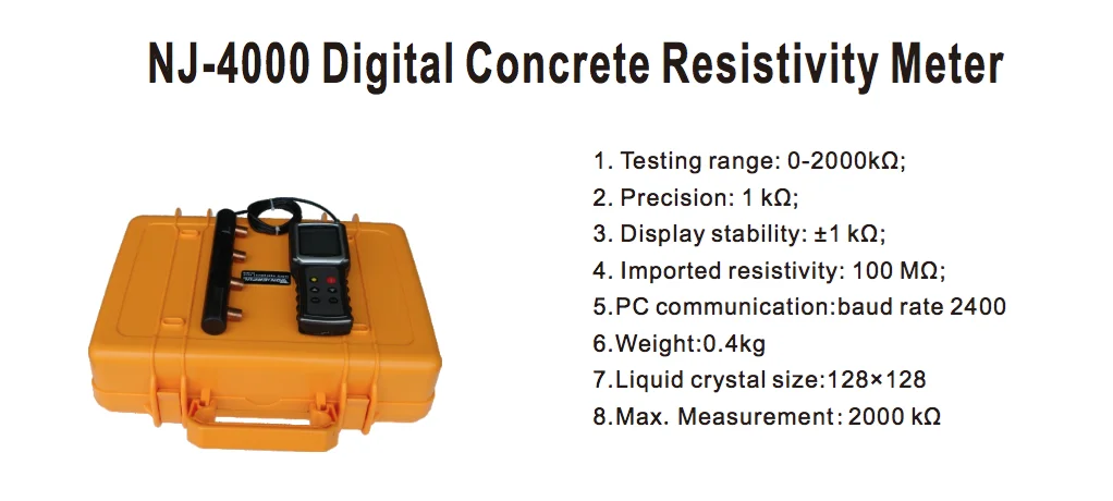 High - Precision Digital Concrete Resistivity Meter for Accurate Corrosion Detection