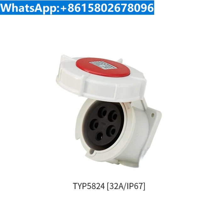 Industrial plug and socket TYP375 5824 2824 885 8824 32A5 core IP67