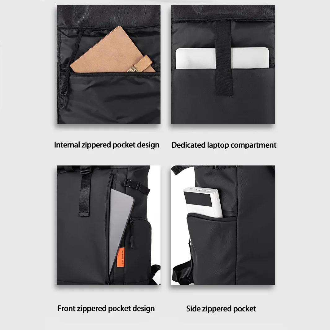 メンズトラベルバッグ 15.6インチ ラップトップコンピューターバックパック アウトドア防水 キャンプ ハイキング スクールバッグ カレッジ ビジネスリュックサック