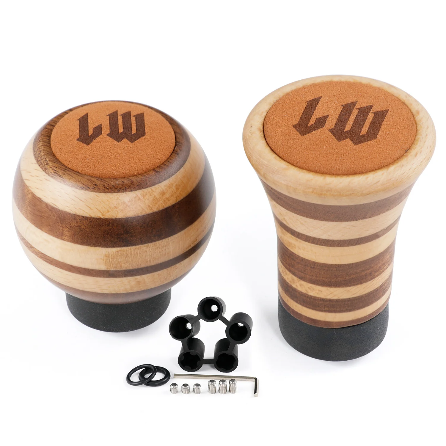 

Ручка переключения передач LW Targa Heritage из красного дерева, многослойная, из красного дерева и бука