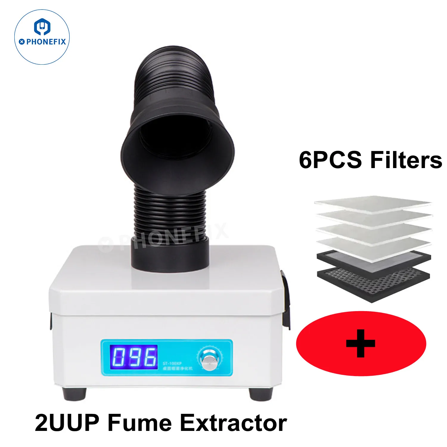 

2UUL Soldering Smoke Absorber Cleaner Smoke Purification Fume Extractor Air Cleaner Filter Dedicated for Industry Welding Repair