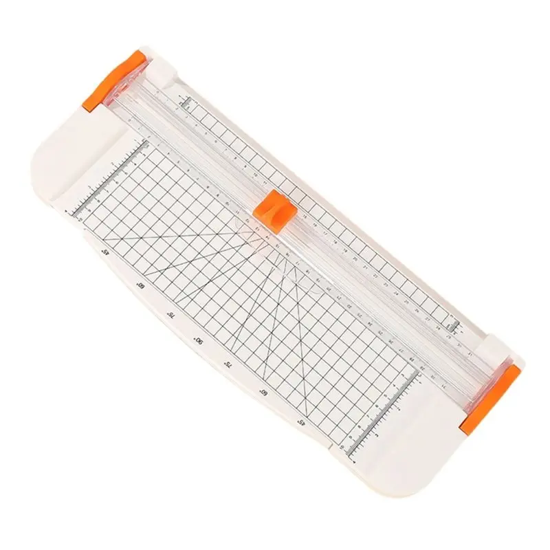 A53M-A4 Paper Cutter Guillotine - Precision Rotary Trimmer & Extendable Ruler For Crafting, Photos, Labels, Cardstock