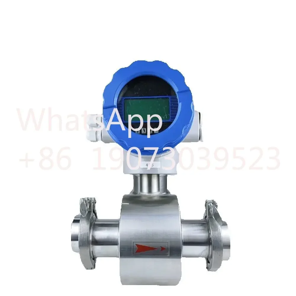 1 2 Inch Clamp Connection Electromagnetic Flow Meter Stainless Steel 304 316 Flow Meters 4-20mA