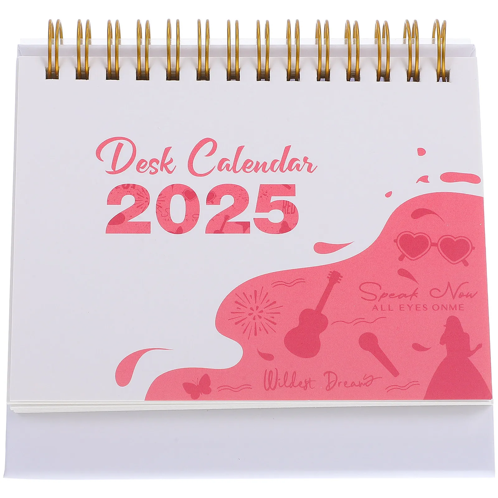 

Desk Calendar Standing 2025 Lunar Year Small Mini Desktop Calendar Year of The Snake Planner Office Desk Organizer
