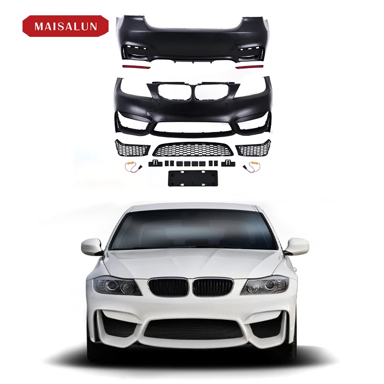 

For High Quality M4 Style PP Auto Parts Front Bumper And Rear Bumper Body Kit For BMW 3 Series E90 2005-2012