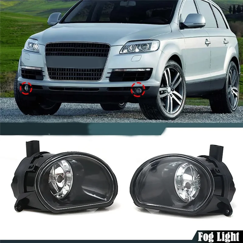 

Reliable-Car Front Bumper Fog Light Lamp With Halogen Bulbs Car Styling Accessories For Q7 2006-2009 8P0941699A 8P0941700A