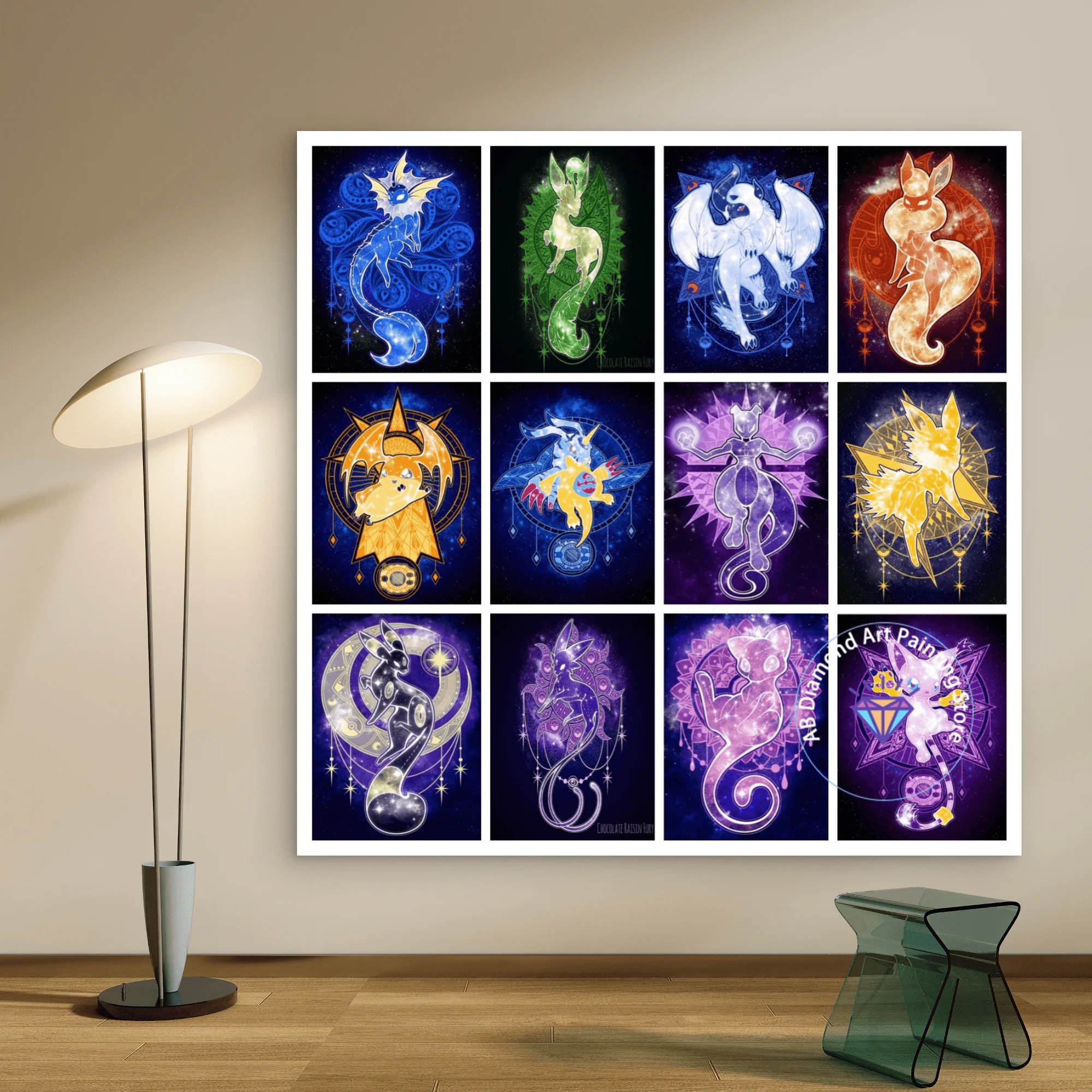 

Pikachu Charizard AB Diamond Painting Kit 5D DIY Diamond Embroidery Cross Embroidery Handmade Art Gift Crafts Home Decoration