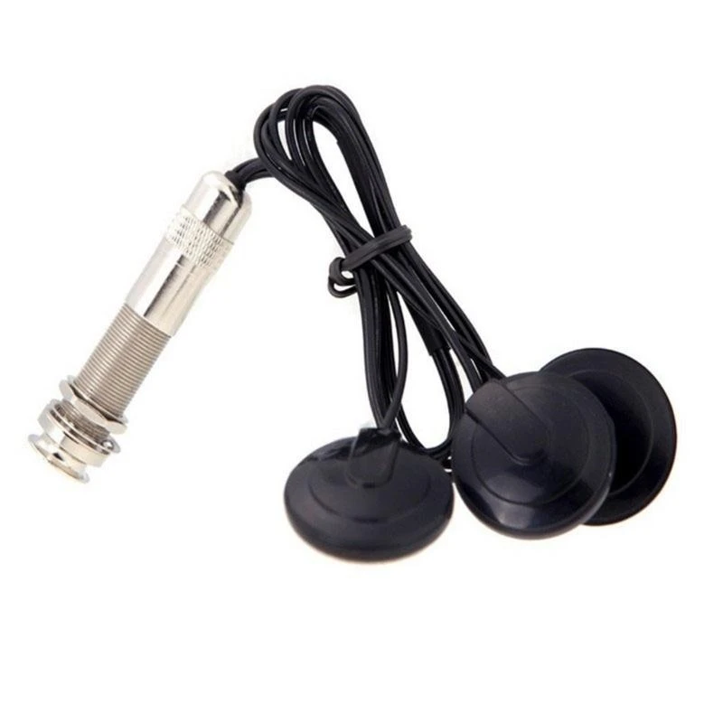 Captador de guitarra piezo contato estável auto adesivo microfone captador para guitarra baixo violino banjo bandolim ukulele guitarra