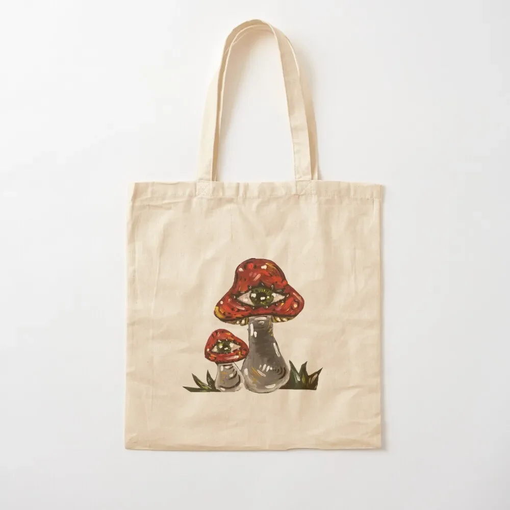 

Mushroom With Eye Bold Design Sticker/Tee/Device Case/Tote Tote Bag reusable shopping bag cute tote bag hand