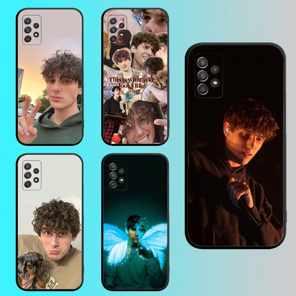 Singer JVKE Golden Hour Phone Case For Samsung S 25,24,21,22,23,30,20,Ultra,Plus,Fe,Lite,Note,10,9,5G Black Soft