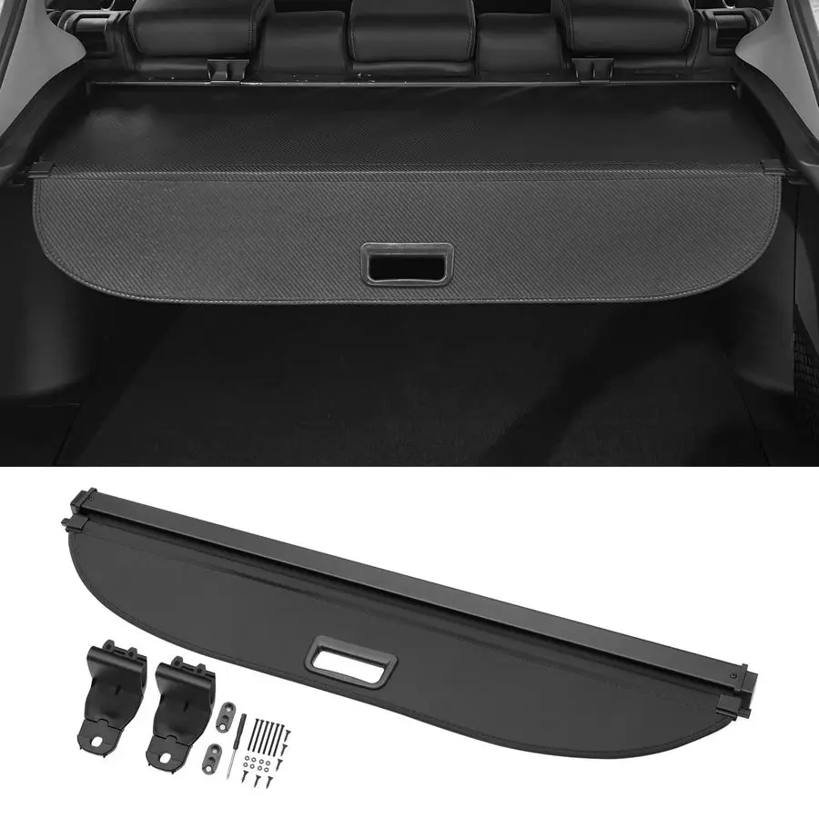 

Car Trunk Retractable Cargo Cover for Toyota CHR 20162021 Rear Trunk Parcel Shelf Luggage Security Shield Shade, Canvas, with Ac