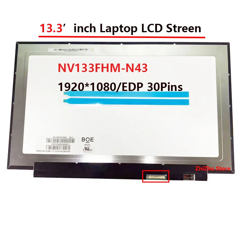 NEW N133HCE-EAA Rev.C1 NV133FHM-N46/N43 N133HCE EAA  for ASUS S330 S330F 1920*1080 EDP LCD SCREEN