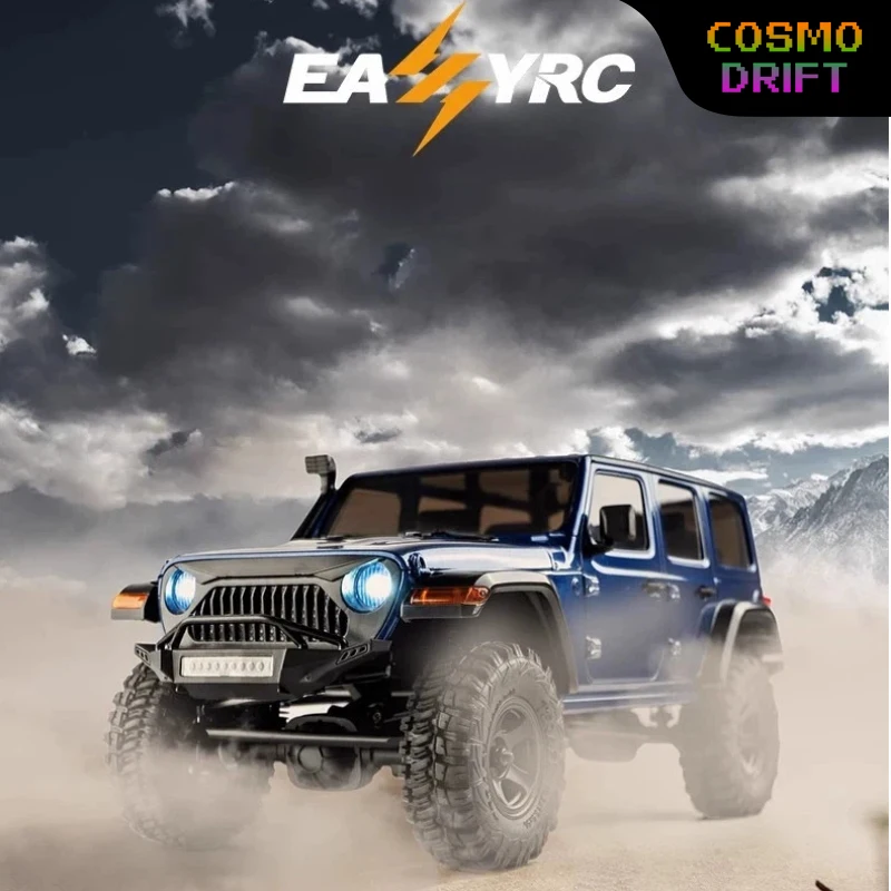 EAZYRC Thunder Storm 1:18 4WD Симуляционный радиоуправляемый краулер, электрический внедорожник, радиоуправляемая модель для хобби, внедорожный автомобиль для скалолазания.