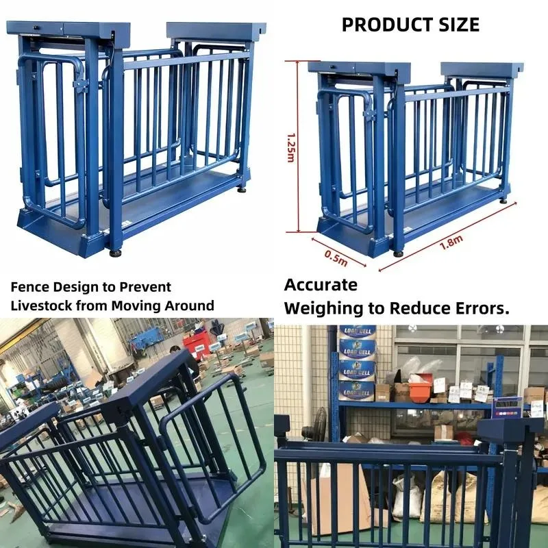 New Digital Weighbridge for Pigs and Livestock Electric Steel Fence Scale Agricultural Equipment