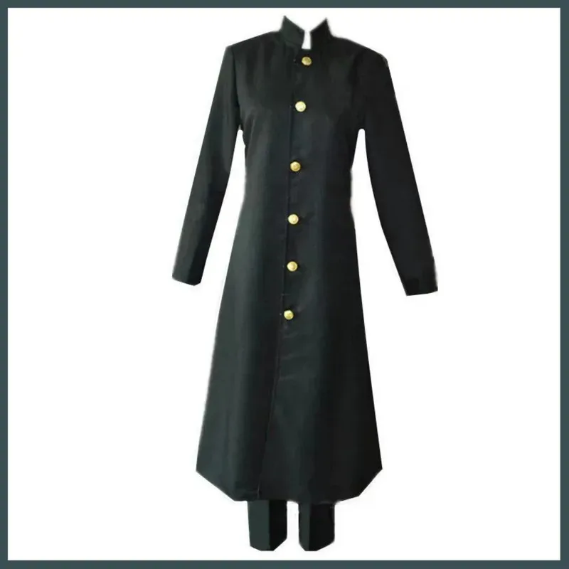 

Аниме GINTAMA Kamui Косплей Костюм с длинными рукавами и воротником-стойкой Тренч Униформа Полный комплект Парик Мужской Хэллоуин Карнавальный костюм 5f