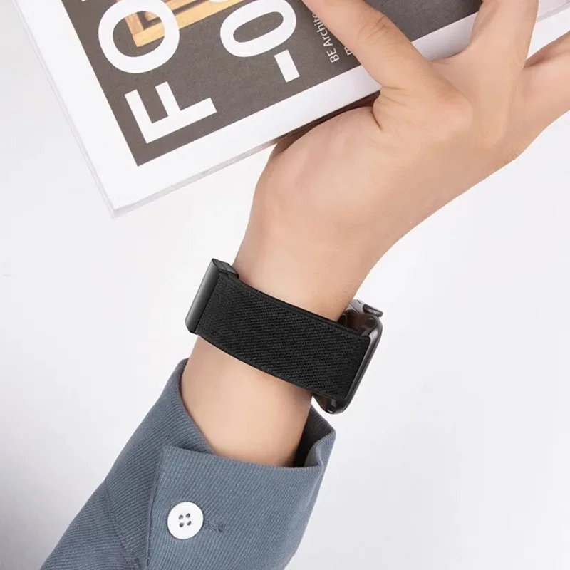 الأشرطة ل سوار ساعة يد آبل 42 46 45 44 49 مللي متر 38 40 41 المغناطيسي النايلون كوريا سوار iwatch سلسلة 11 10 9 7 8 6 se الترا 3/2/1 #3