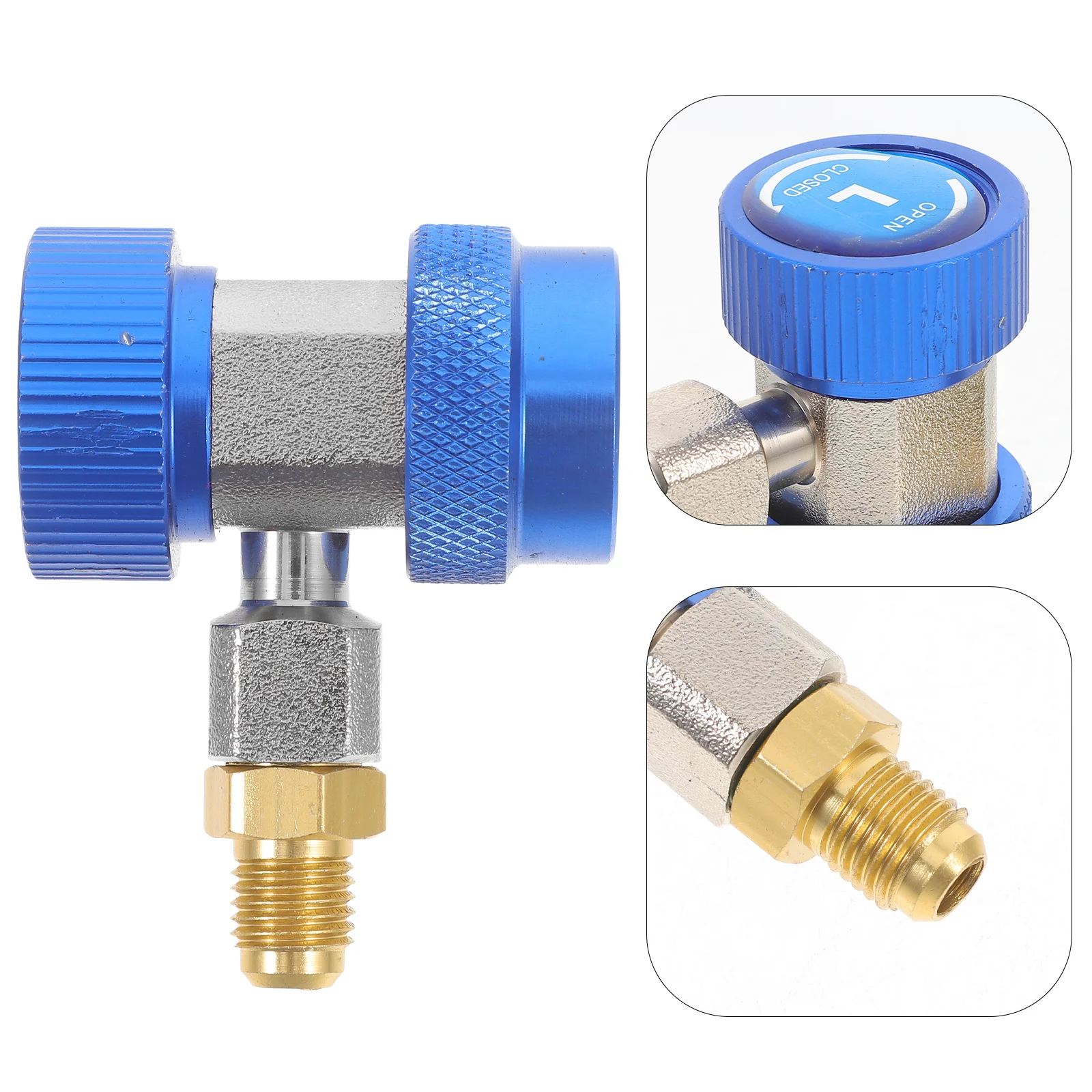 

Быстроразъемный адаптер для автомобильного кондиционера для холодильной системы R134a, герметичный прочный разъем, автомобильный быстроразъемный соединитель для