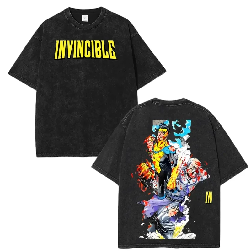 Camiseta con Estampado Trag Invincible Viceroy, Nueva Colección 2026, Estilo Vintage, 100% Algodón, Camiseta Gráfica para Hombre del Siglo XXI