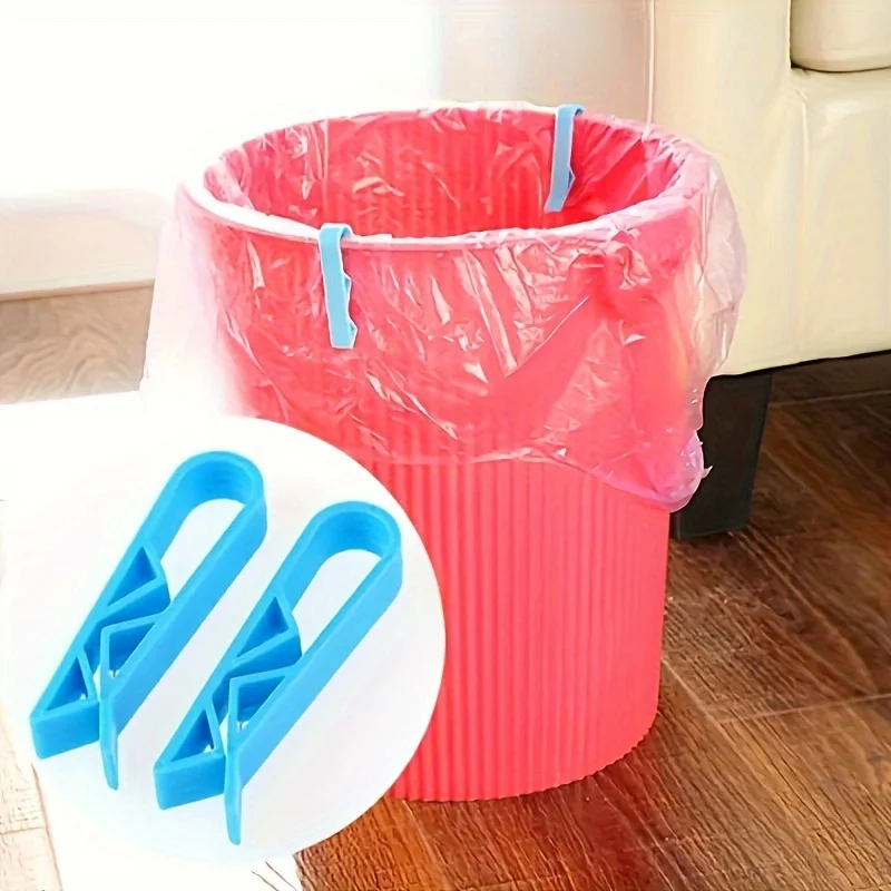 10PCS Creative Garbage Barrel Clip, Garbage Bag Holder, Anti Slip Trash Can Garbage Bag Fixed Clip, Small Divider Side Clip
