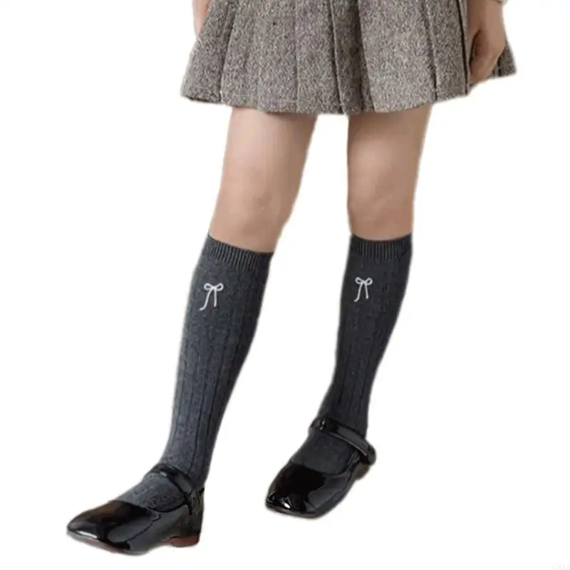 جوارب الأطفال المريحة C5AA جوارب رضيع الفتيات رائعتين bowknot الأنبوب الأنبوب الأنبوب لحفلات المدرسة اليومية