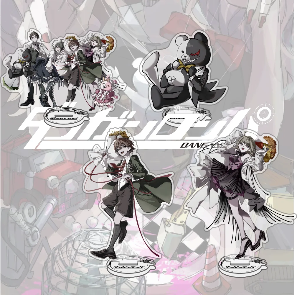 

Anime Game Danganronpa V3 Acrylic Keychains figure Stand Ouma Kokichi Nagito Komaeda Mikan Tsumiki Sign Desk Decor fans Gifts