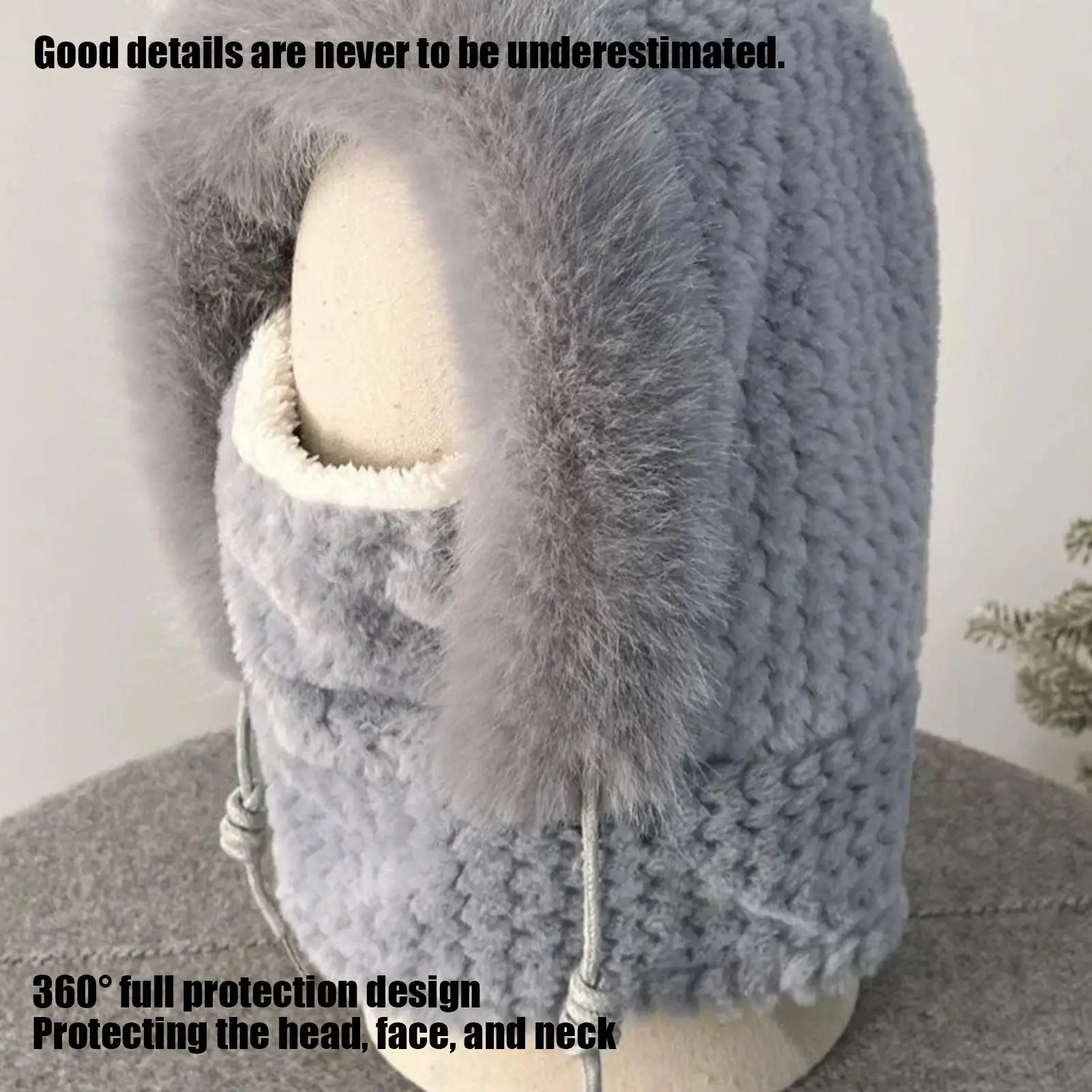 

Russian Ushanka Hat for Women - Adjustable Windproof Winter Hat with Ear Flaps | Warm Fleece Lining for Snow Hiking, Motorcycle