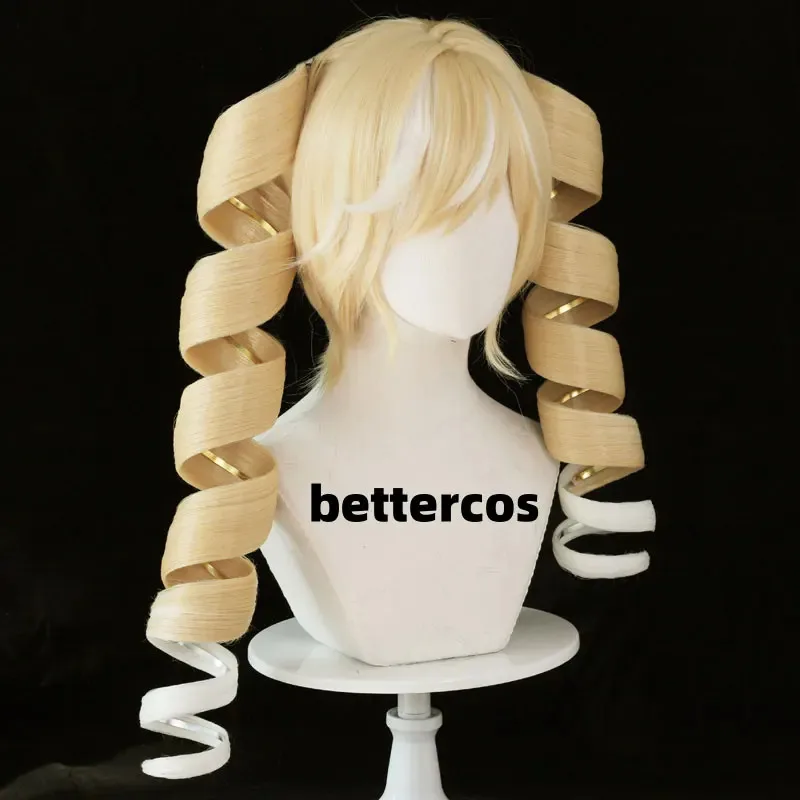 

New Stella Cosplay Game Eggy Party Mute Girl Cosplay Halloween Wig Escape From Fright Night Clown Halloween Party Customized2025