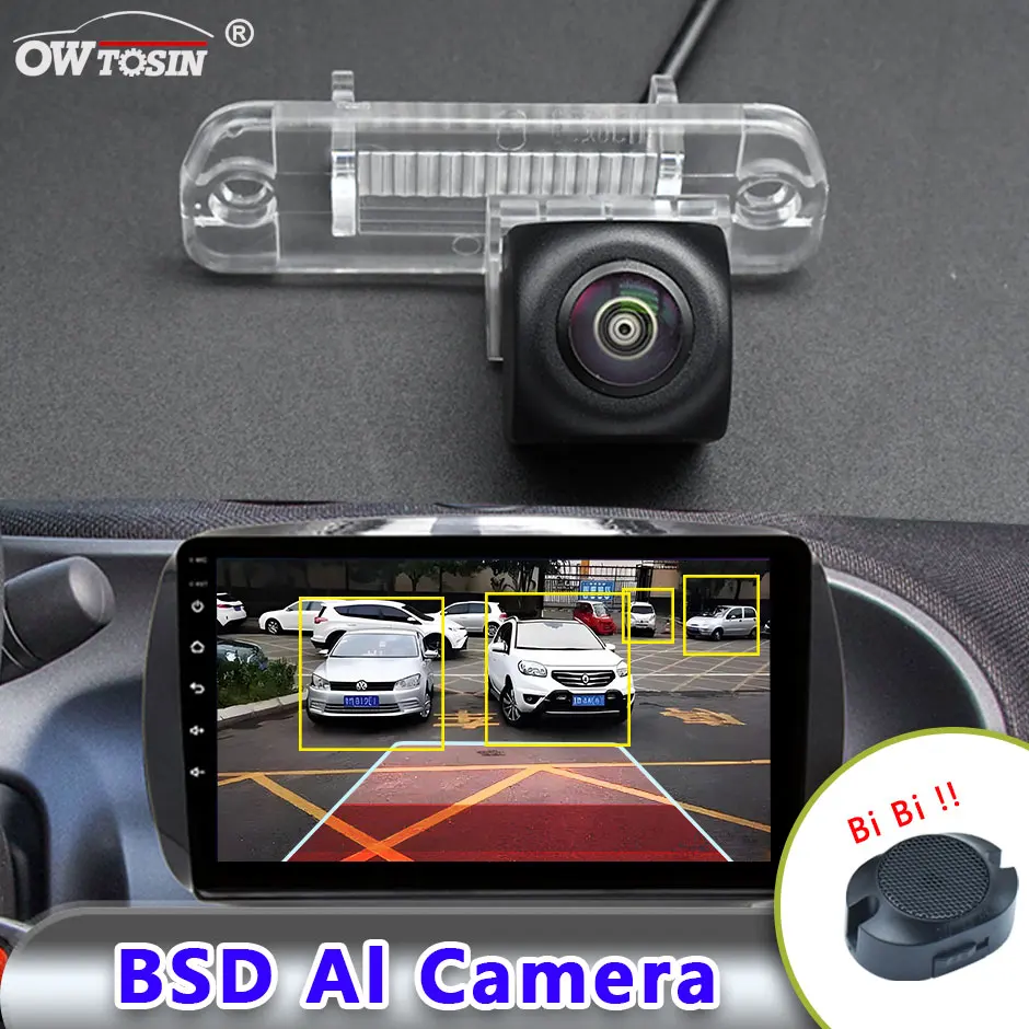 

AHD 1080P ADAS AI Car Vehicle view Camera For Mercedes Benz M class W164 2005-2011 R-Class BSD Blind Spot Radar Alarm Monitor