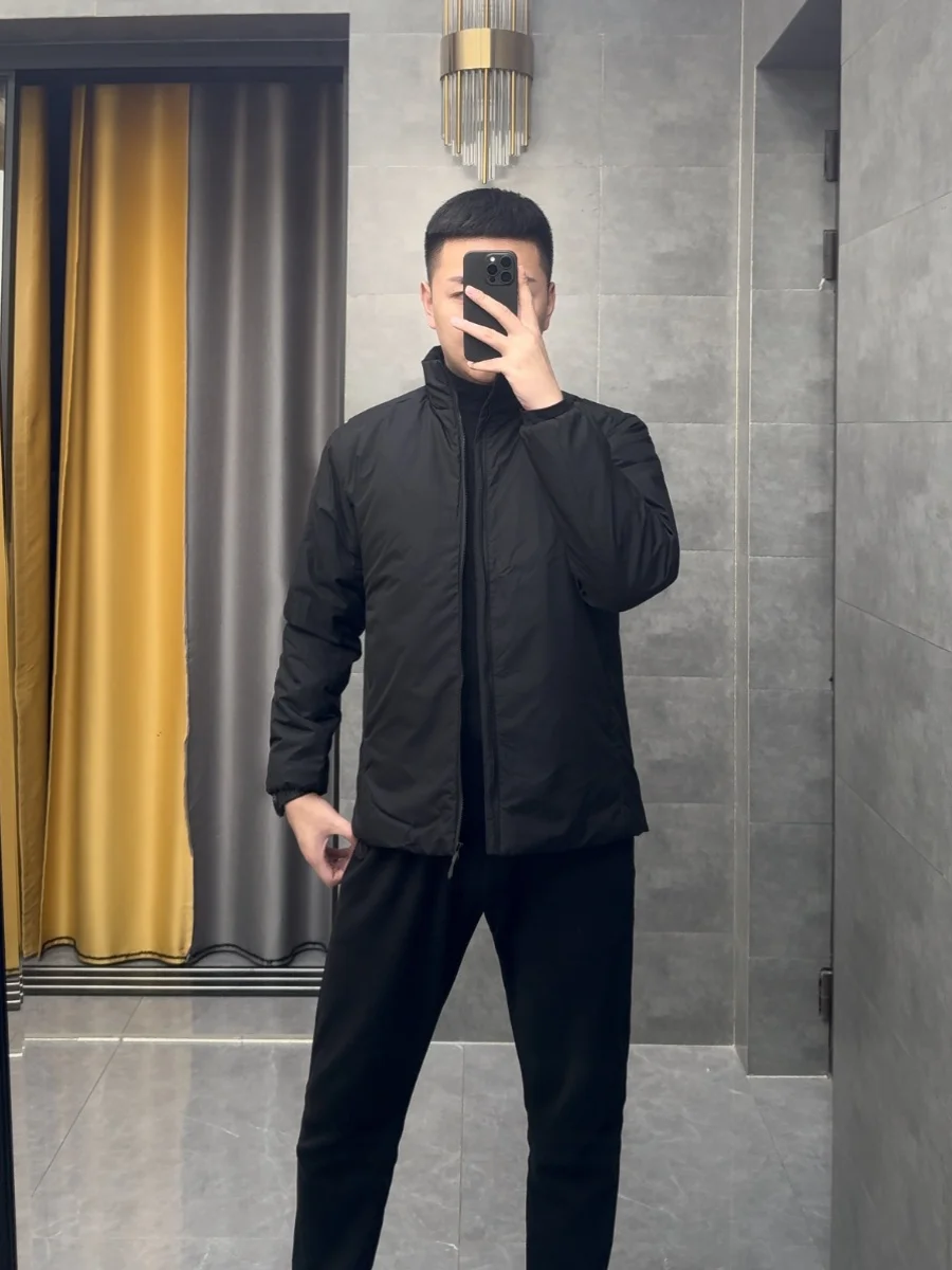 

American Sle Tee-Proof Cotton Jaet Casual Outdoor Workwear Stand Collar Thiened Long Sve Youth Faion