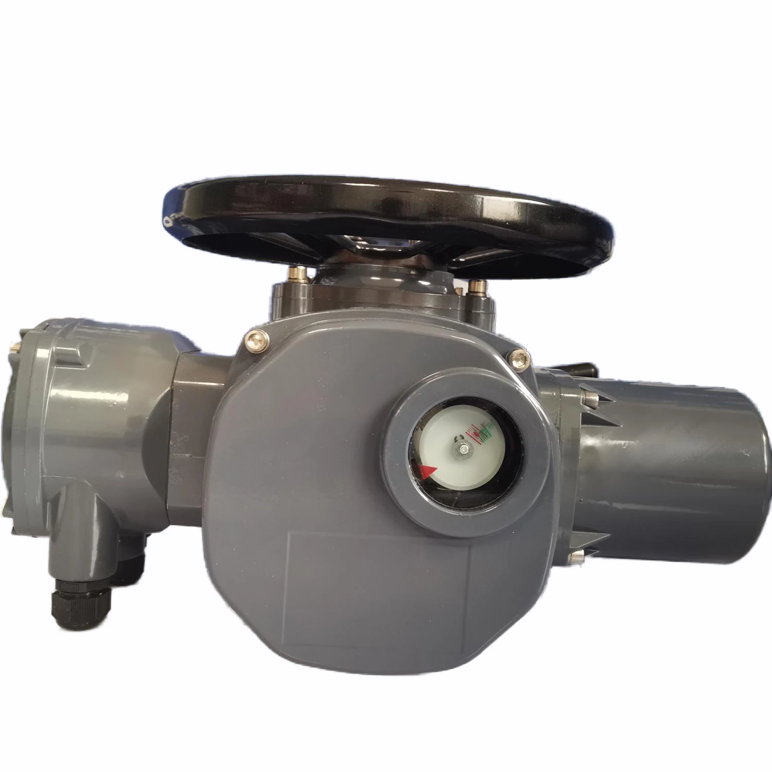 

AC380V AC440V AC660V Three Phase Intelligent Modulating 4-20ma Ip67 1200NM 2000NM Multiturn Electric Actuator with Gearbox