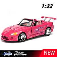 JADA 1:32 Fast & Furious S2000 JDM Alloy Car Diecasts & Toy Vehicles Car Model Miniature Scale Model Car Toys For Children
