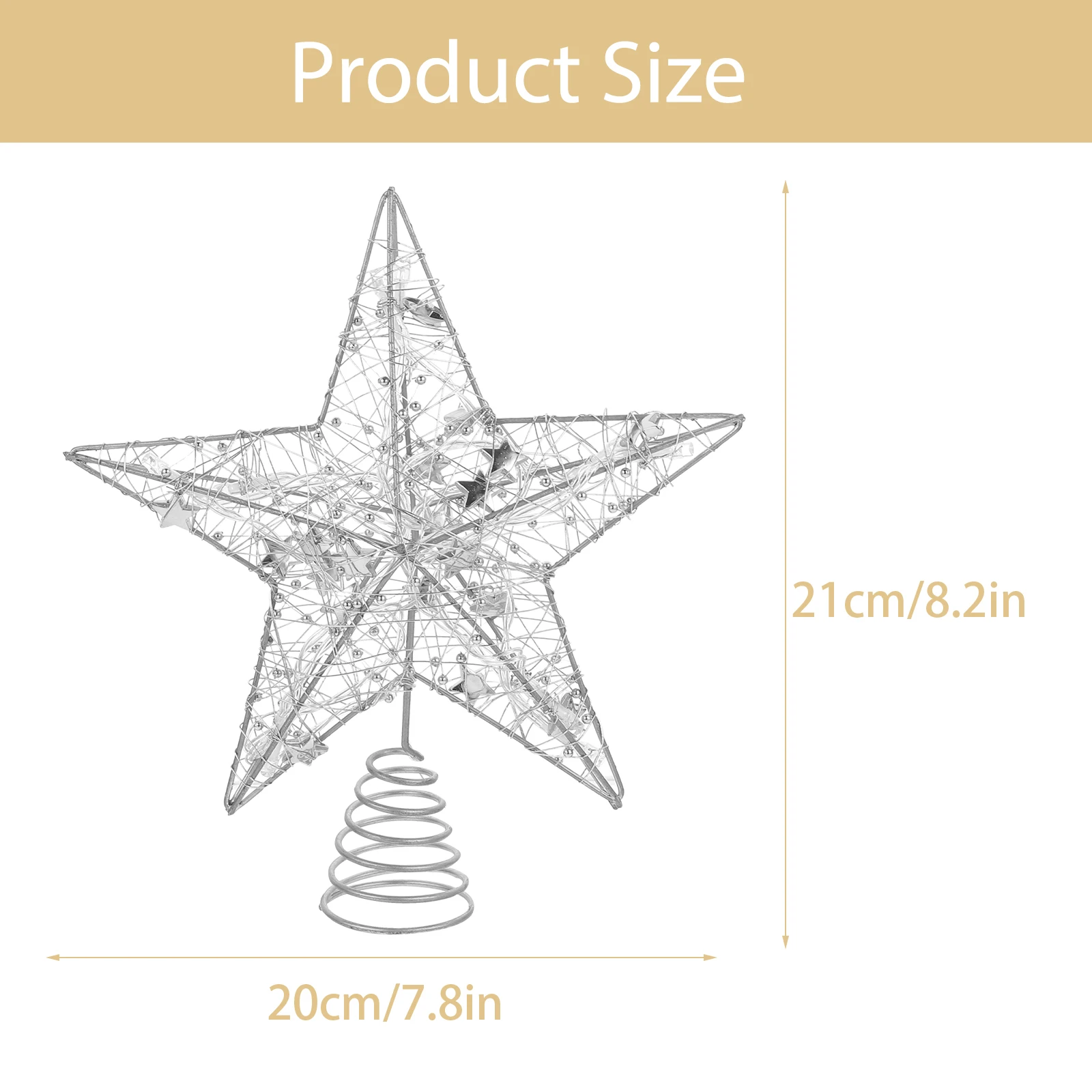 1 szt. Świecący w ciemności szczyt choinkowy, jasny i kolorowy, dekoracja choinkowa na Boże Narodzenie, dekoracja na imprezę, dekoracja domu, ozdoba na szczyt choinki