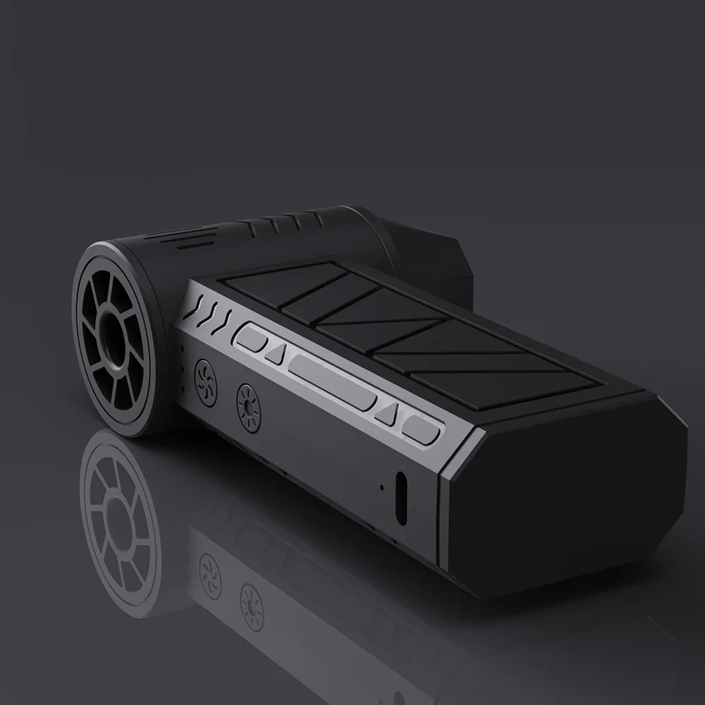 พัดลมเทอร์โบจิ๋ว 130000 รอบต่อนาที เครื่องเป่าลมไฟฟ้า ปรับความเร็วลมได้ พัดลมแรงแบบเทอร์โบ ชาร์จไฟได้ พร้อมไฟ สำหรับทำความสะอาดรถยนต์