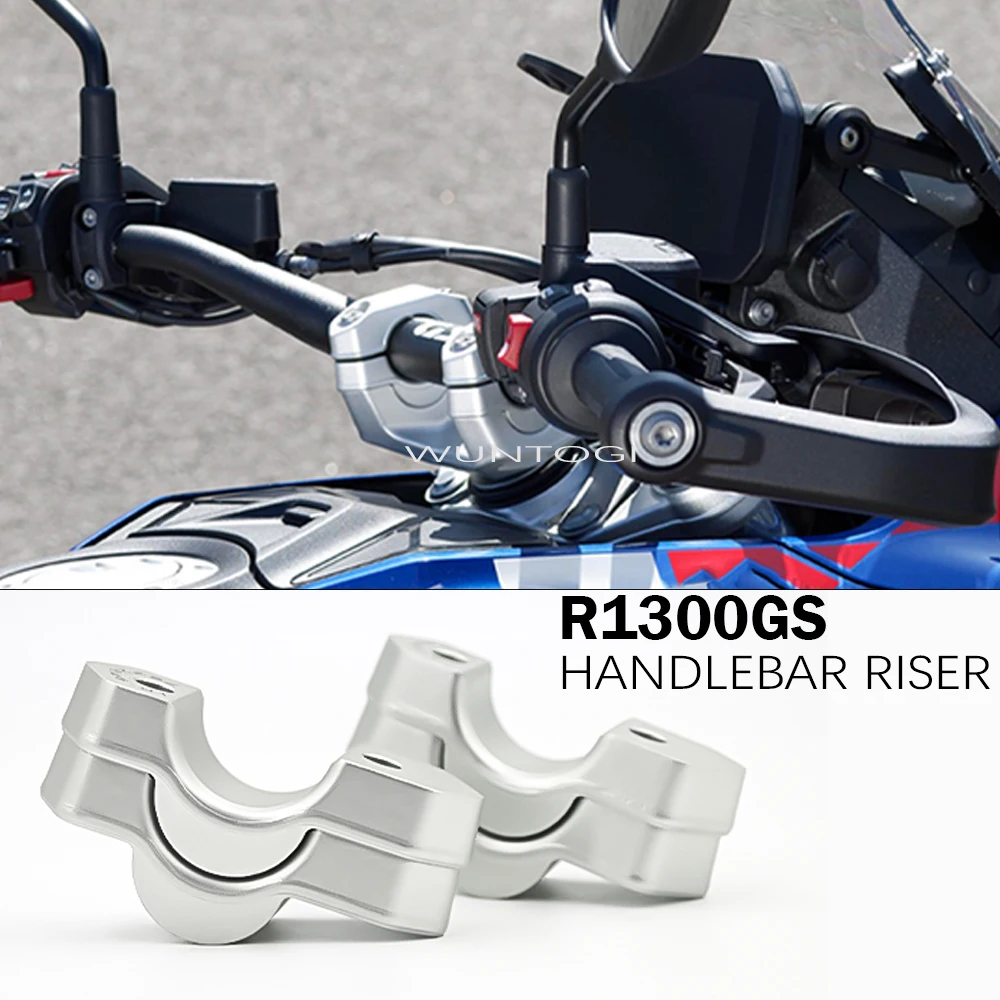 For BMW R1300GS R1300 GS R 1300 GS Motorcycle Handlebar Riser Hard Handle Riser Clip Increase The Handlebars R1300GS Accessories