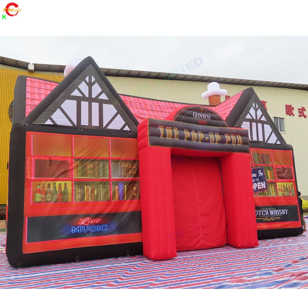 10x5m Outdoor Activities Giant Inflatable Pub Tent Irish Bar Event Tents Ready To Ship for Sale