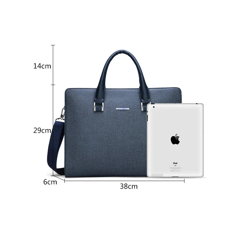 Luxury Genuine Leather Briefcases Brand High Quality Male Messenger Fashion Men's Crossbody Bags